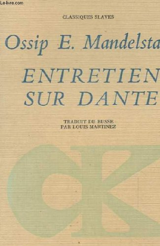 entretien sur dante (collection classiques slaves)