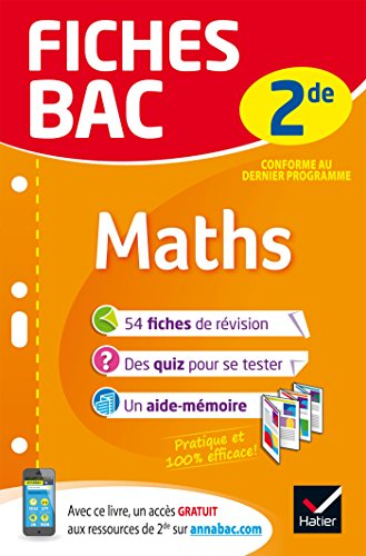 Maths 2de : conforme au dernier programme