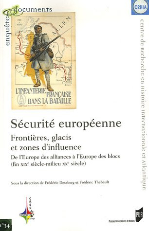 Sécurité européenne : frontières, glacis et zones d'influence : de l'Europe des alliances à l'Europe
