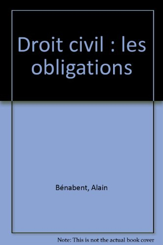 droit civil : les obligations