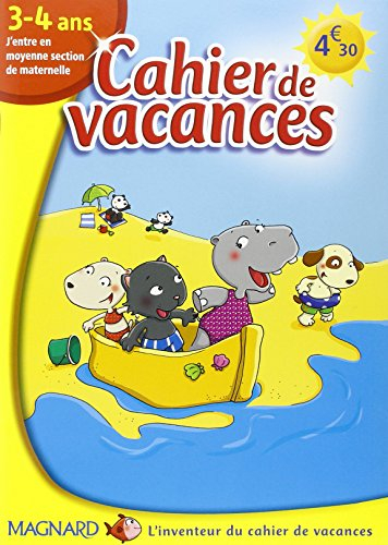 Cahier de vacances 3-4 ans : j'entre en moyenne section de maternelle