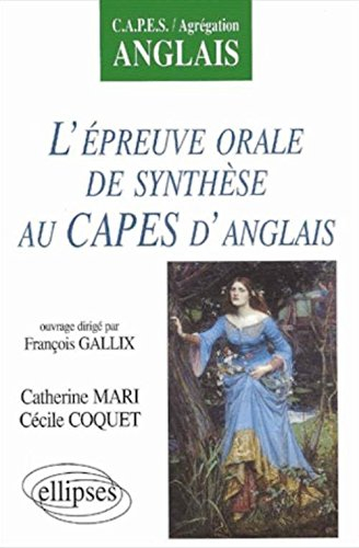 L'épreuve orale de synthèse au Capes d'anglais