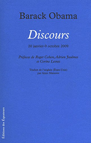 Discours : 20 janvier-9 octobre 2009