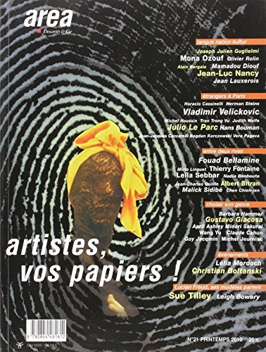 Area revue, n° 21. Artistes, vos papiers