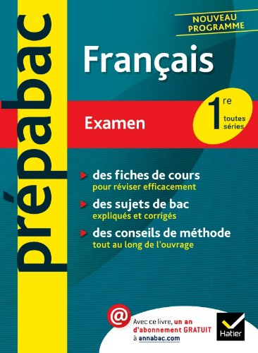 Français 1re toutes séries : examen