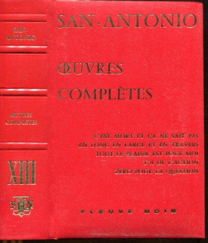 oeuvres complètes de san-antonio t 13