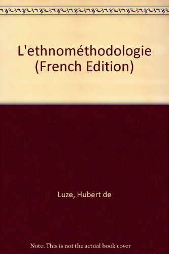 l'ethnométhodologie