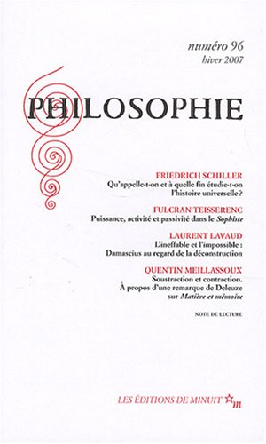 Philosophie, n° 96