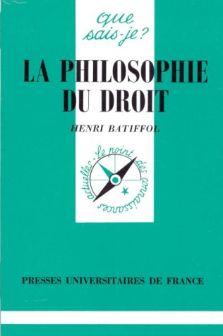La Philosophie du droit