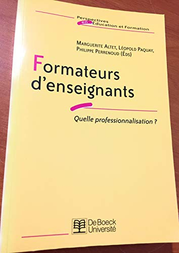 Formateurs d'enseignants : quelle professionnalisation ?