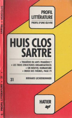 huis clos, sartre : analyse critique