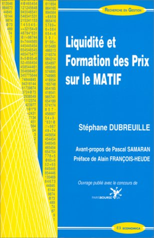 Liquidité et formation des prix sur le MATIF