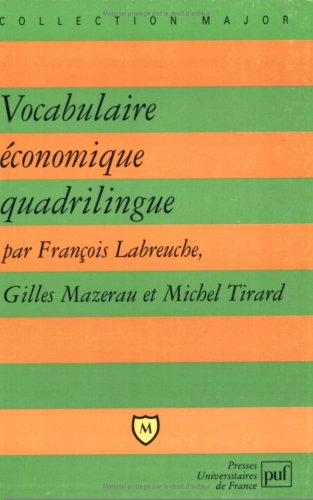 Vocabulaire économique quadrilingue