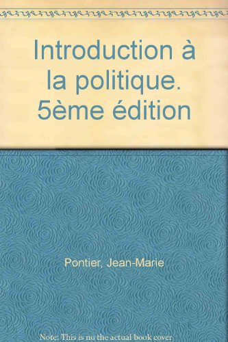 Introduction à la politique