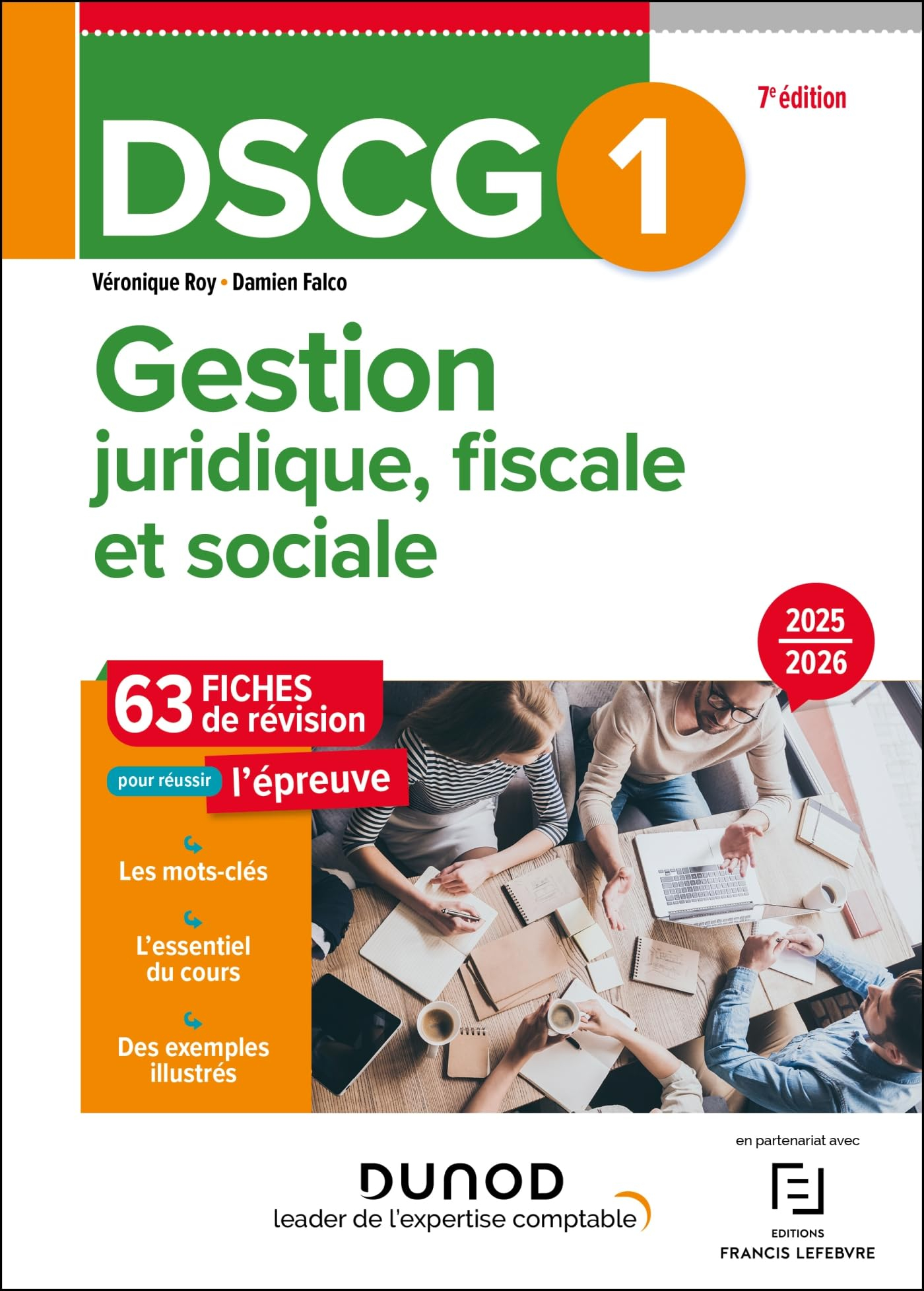 DSCG 1, gestion juridique, fiscale et sociale : 63 fiches de révision pour réussir l'épreuve : 2525-