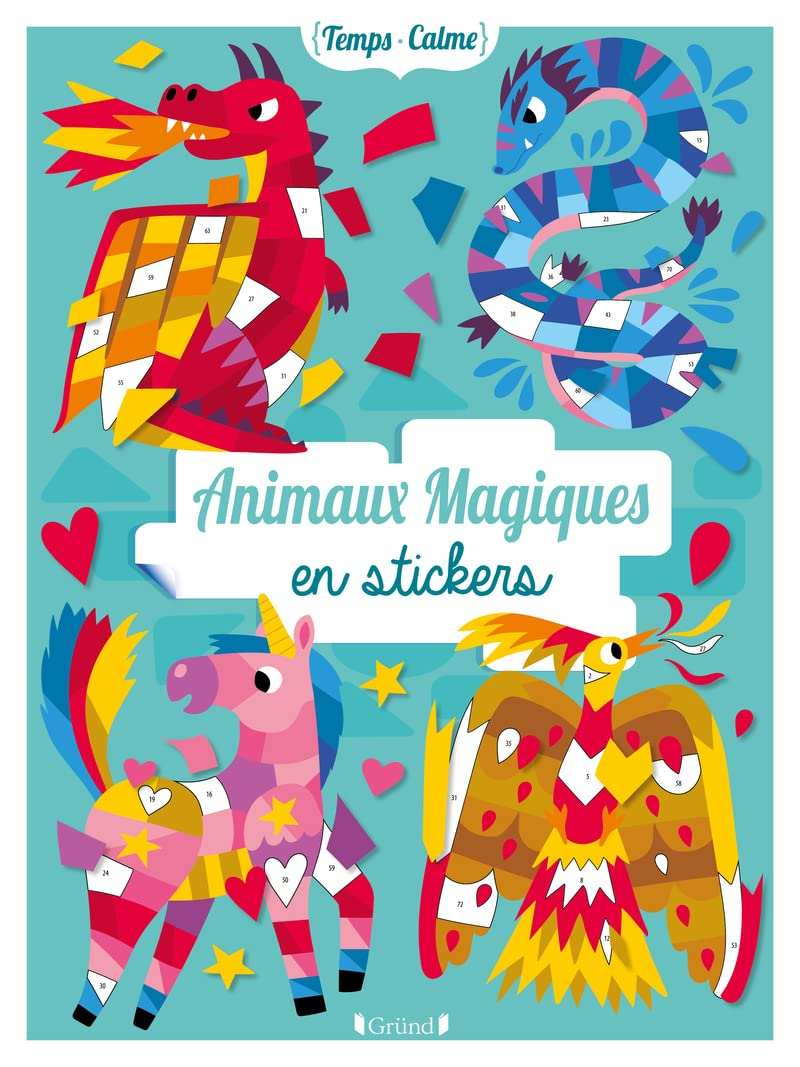 Animaux magiques en stickers