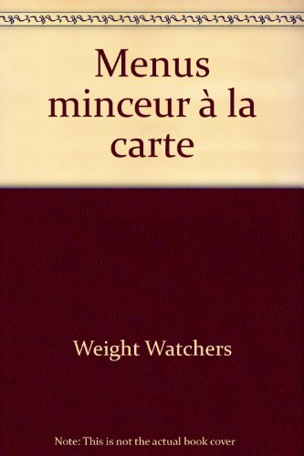 Menus à la carte