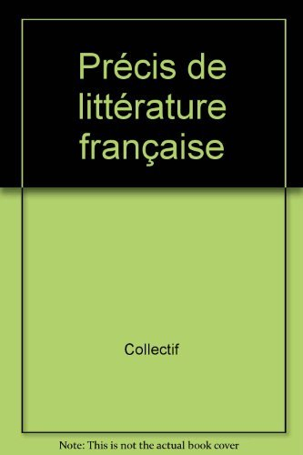 précis de littérature française