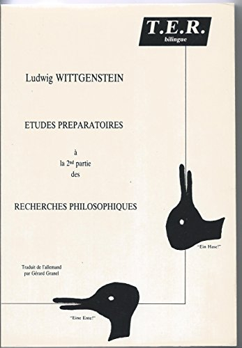 L'intérieur et l'extérieur. Vol. 1. Etudes préparatoires à la seconde partie des Recherches philosop