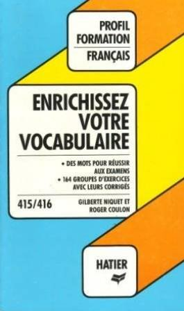 enrichissez votre vocabulaire