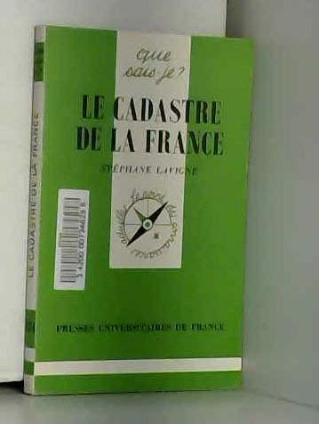 Le cadastre en France