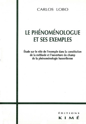 Le phénoménologue et ses exemples