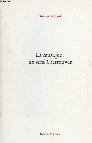 la musique : un sens à retrouver