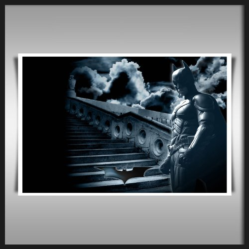 BATMAN THE DARK KNIGHT ART IMPRIM? SUR 280GSM ARTISTE QUALIT? 90X60CMS A1 SATIN DE PAPIER