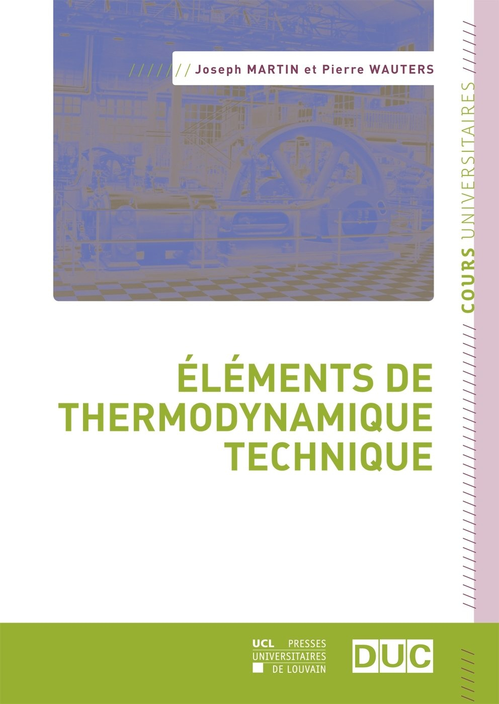 Eléments de thermodynamique technique