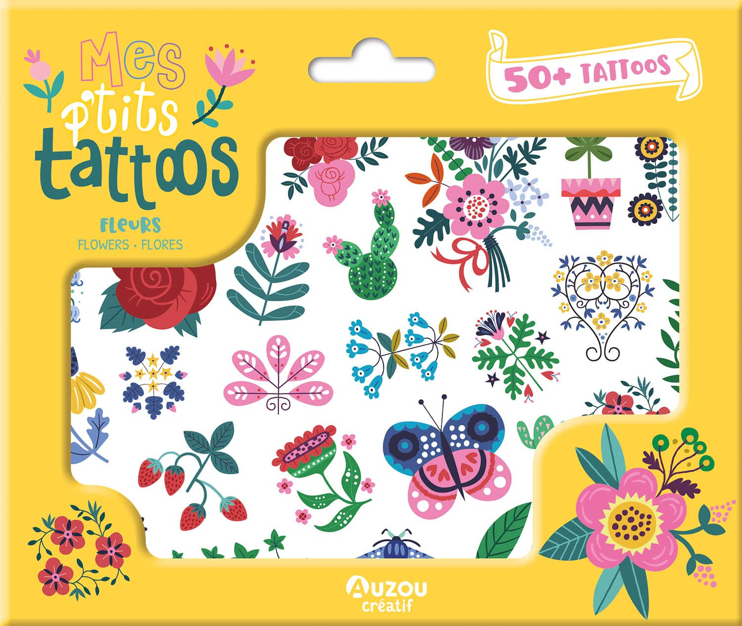 Mes p'tits tattoos : fleurs