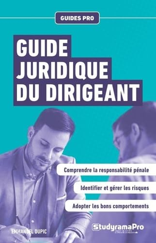 Guide juridique du dirigeant : responsabilité pénale, risque pénal en entreprise, prévention du risq