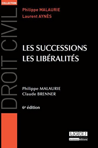 Les successions, les libéralités