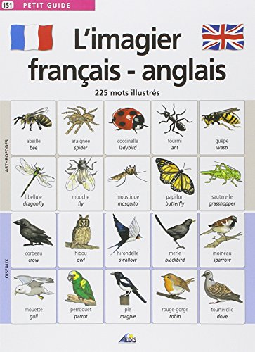 L'imagier français-anglais : 225 mots illustrés