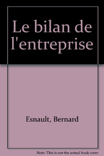 Le Bilan de l'entreprise