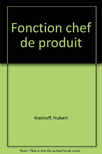 Fonction : chef de produit
