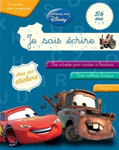 Cars : je sais écrire, 5-6 ans