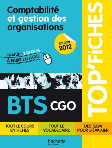 Comptabilité et gestion des organisations BTS CGO