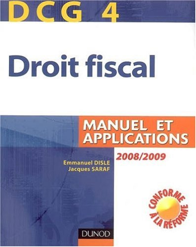 Droit fiscal, DCG 4 : manuel et applications