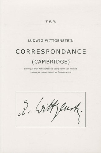 Correspondance (Cambridge)