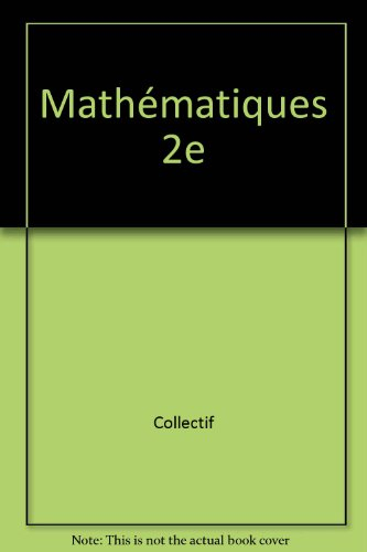 Mathématiques, 2e
