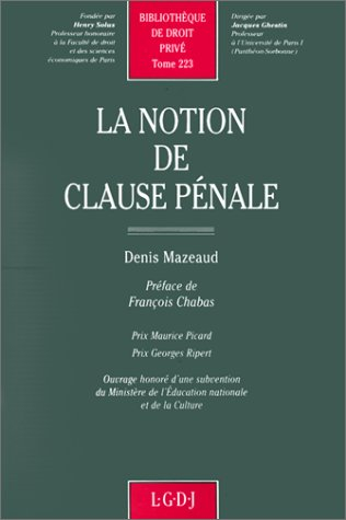 La Notion de clause pénale