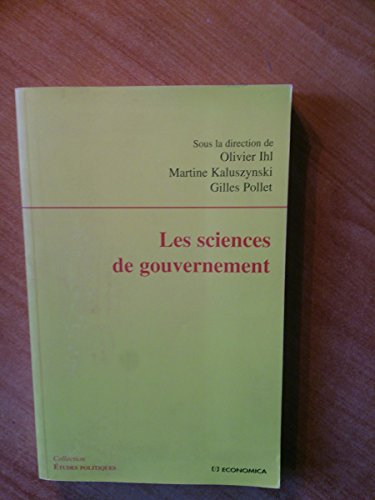 Les sciences de gouvernements