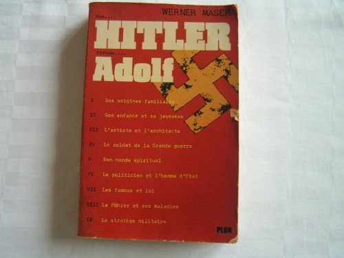 nom.... hitler. prenom..... adolf. i. ses origines. ii. son enfance et sa jeunesse. iii. l'artiste e