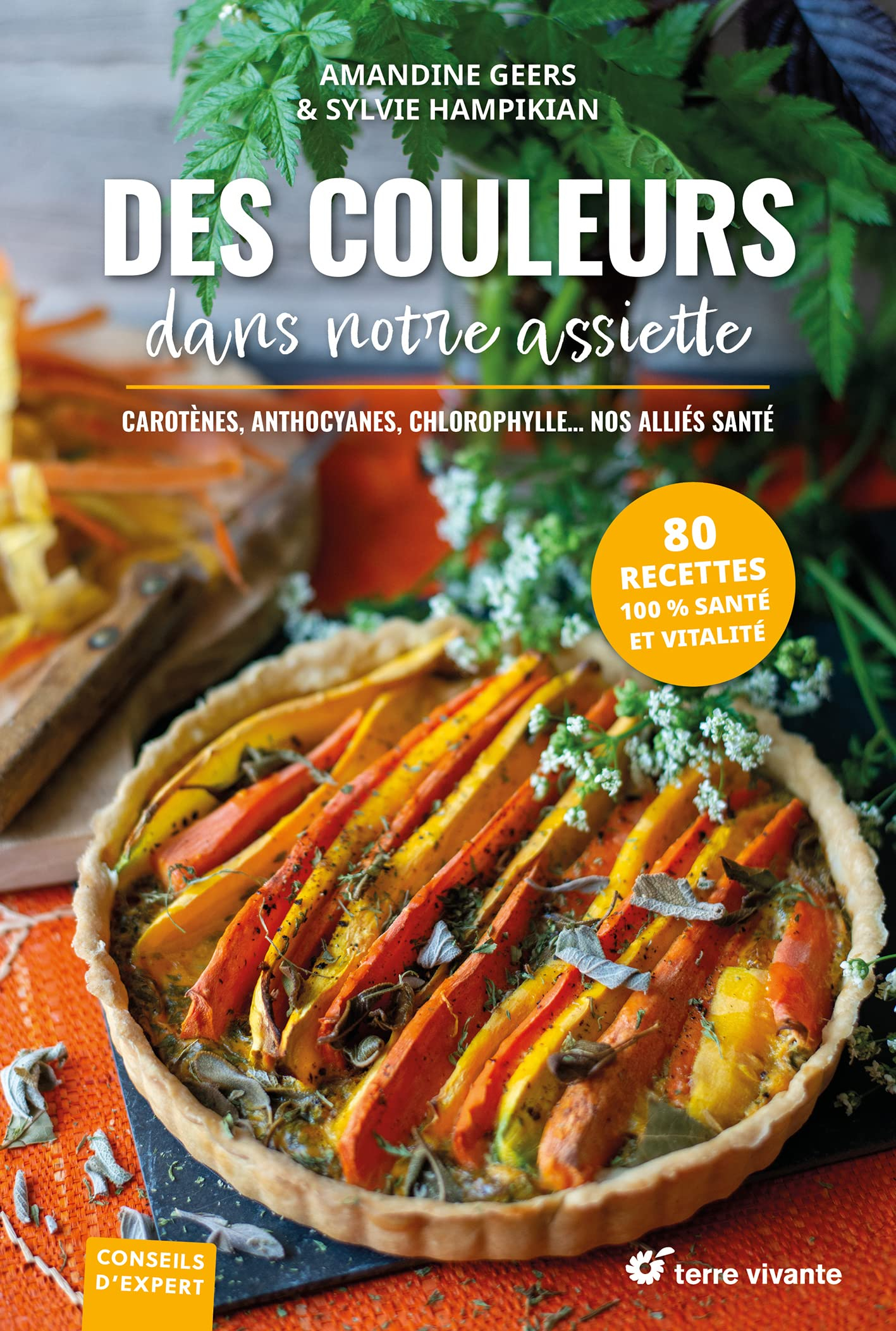 Des couleurs dans notre assiette : carotènes, anthocyanes, chlorophylle... nos alliés santé : 80 rec