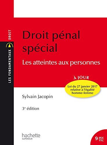 Droit pénal spécial : les atteintes aux personnes