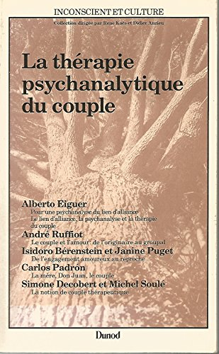la thérapie psychanalytique du couple