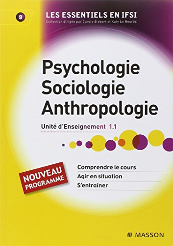 Psychologie, sociologie, anthropologie : unité d'enseignement 1.1