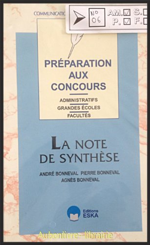 La note de synthèse