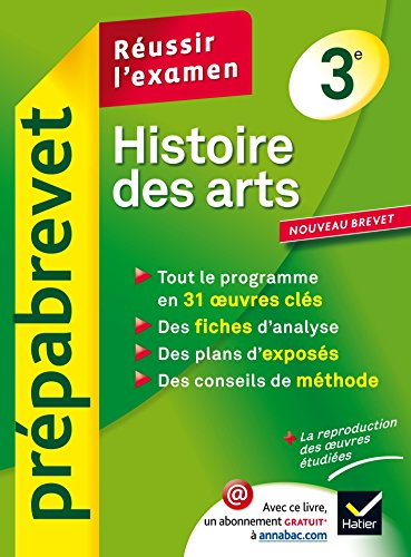 Histoire des arts 3e : réussir l'examen