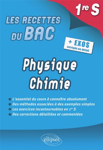 Physique chimie, 1re S : programme 2012